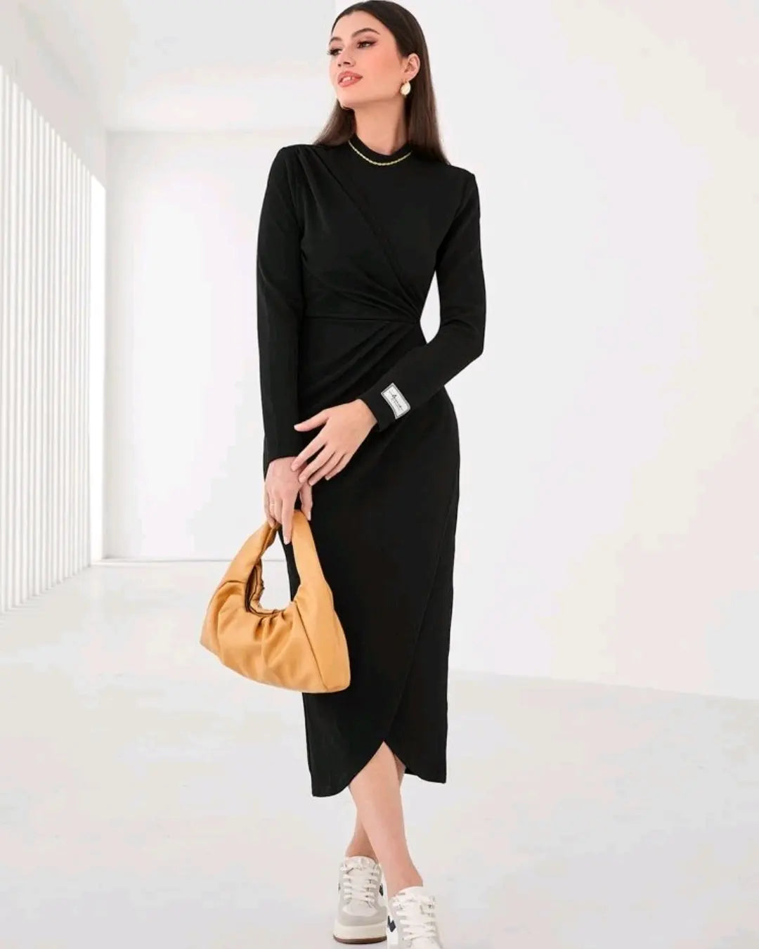 Dress, XL, black