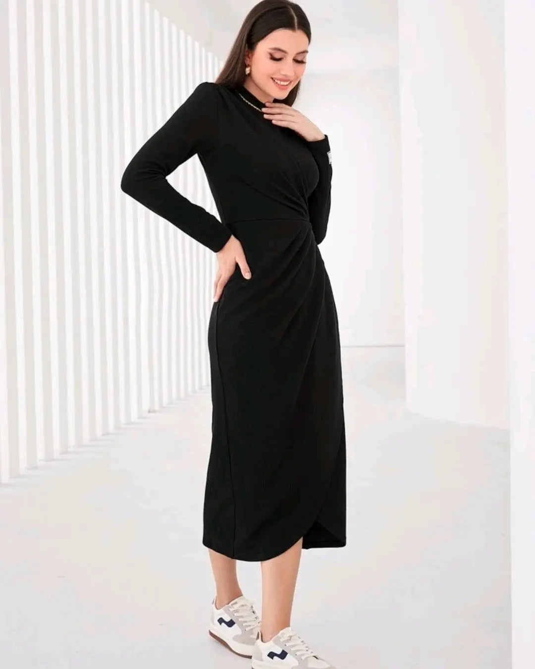 Dress, XL, black