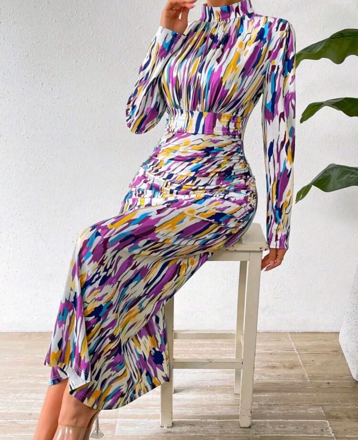 Printed Dress M