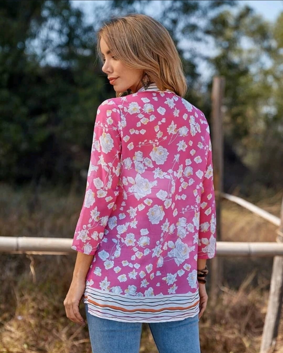 Chiffon top, size M
