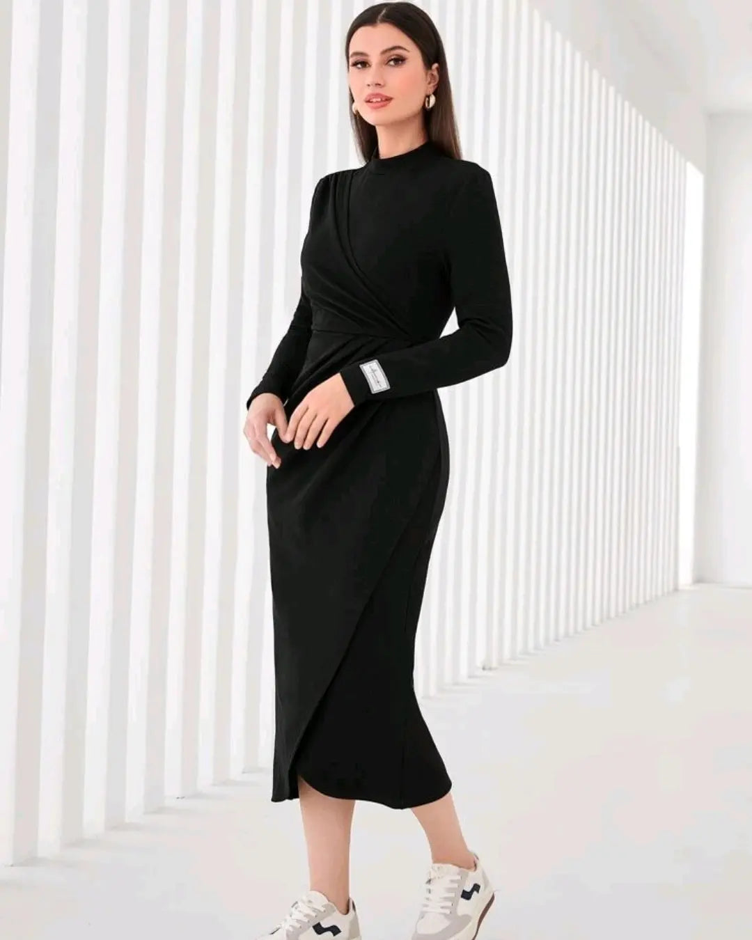 Dress, XL, black