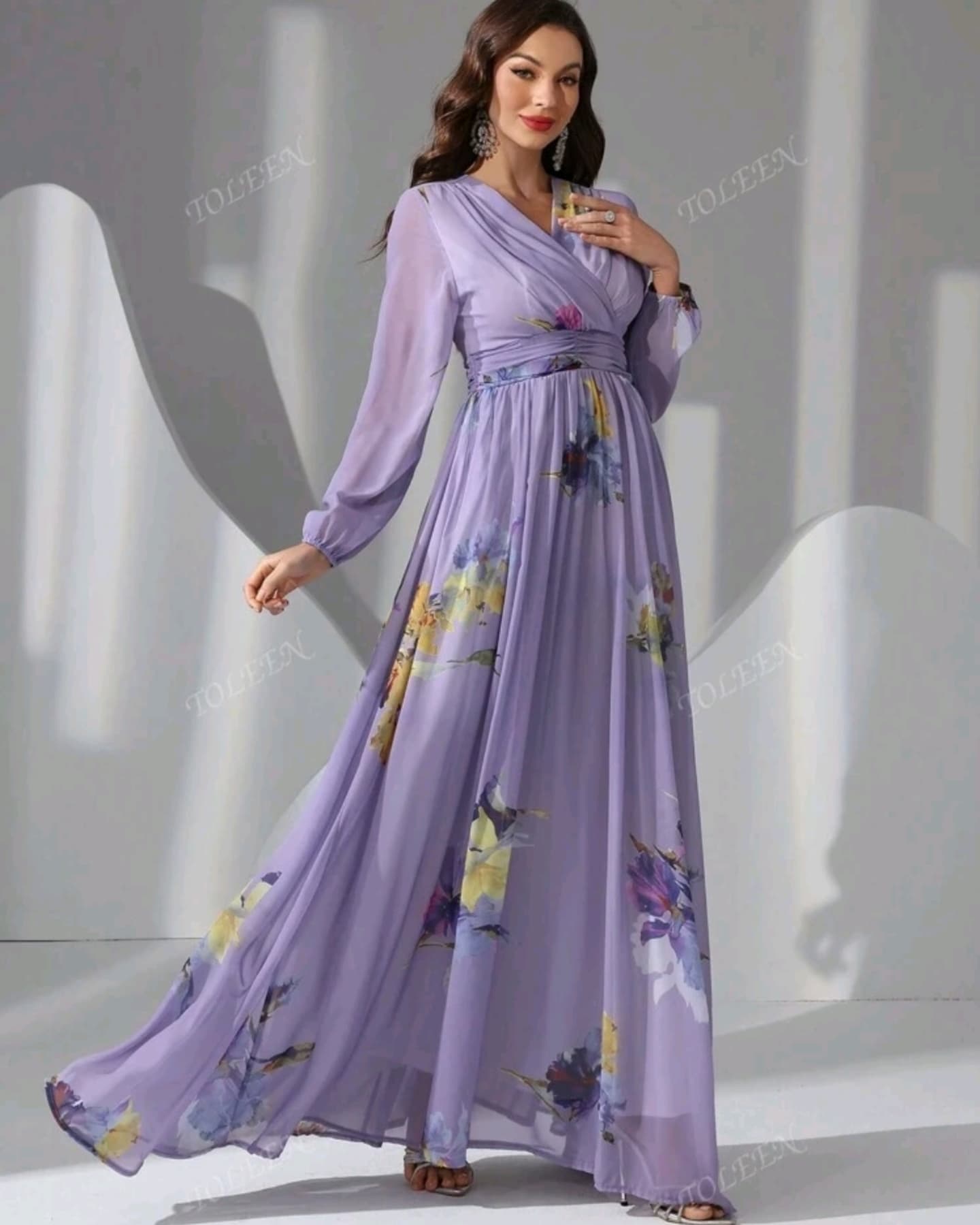 Purple Flower Dress